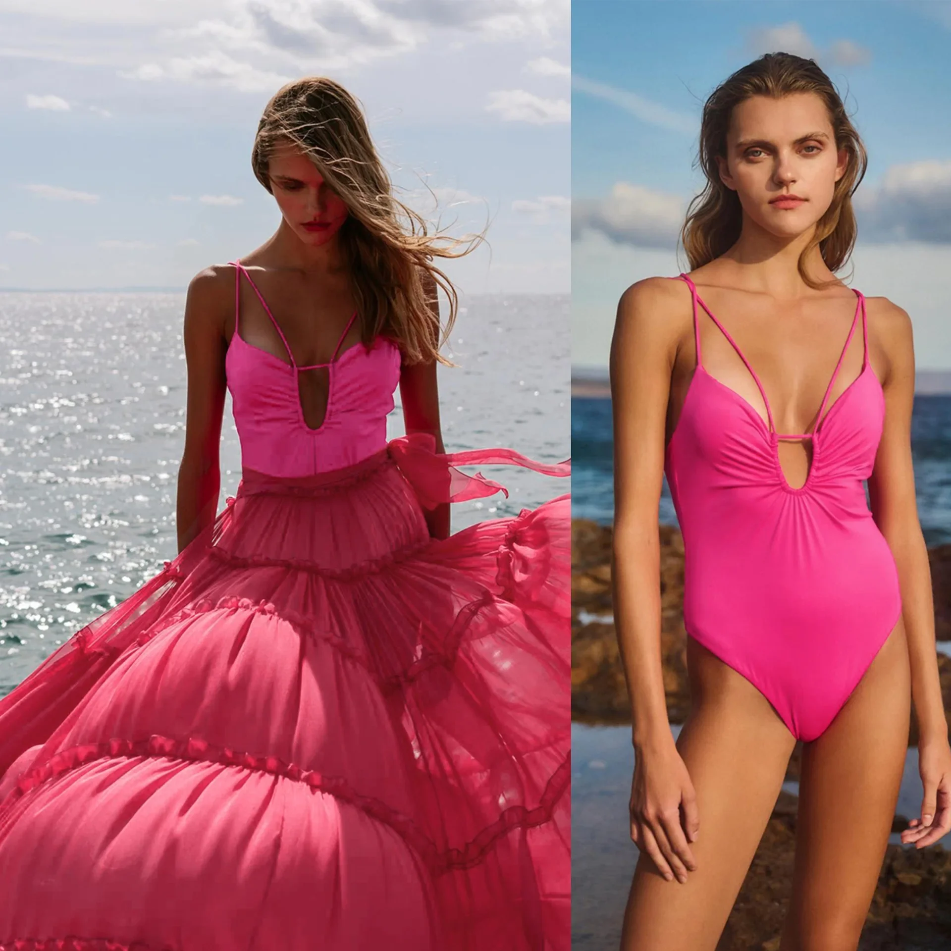 

2025 Новый сексуальный комплект бикини с принтом и накидкой, купальник высокого качества, женский купальник с цветочным принтом, Монокини с высокой талией и рюшами, боди