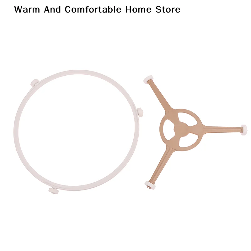 【A】1PC Circle Rotating Ring Support Roller Bracket Microwave Oven Turntable Bracket Glass Turntable Base Plate Tray Holder Stand - view 4