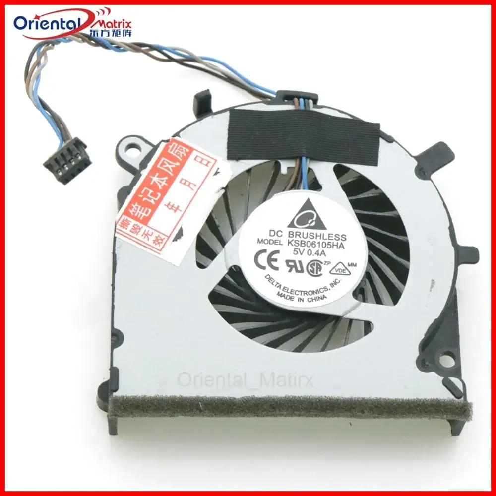 

Бесплатная доставка KSB06105HA DC05V 0,40A вентилятор процессора для HP 14q 14-ac029tx 14-ac132TX tpn-l119 14-aroo2tx охлаждающий вентилятор