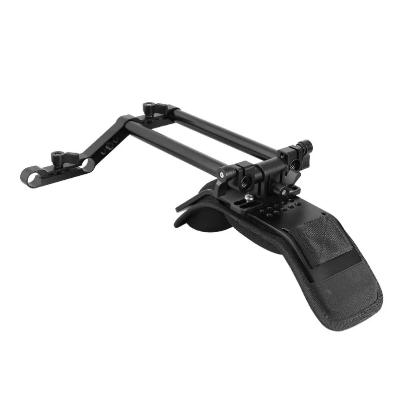 Suitable For Shoulder Mount Support Kit With Shoulder Pad, Adjustable 15mm Rod Clamp for Video Camera DSLR