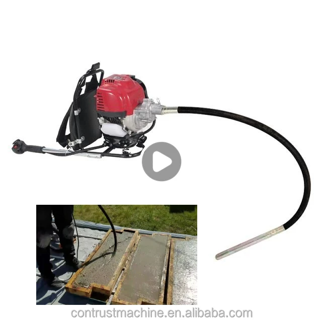 Convenient use Concrete Vibrator Backpack type concrete vibrator shaft