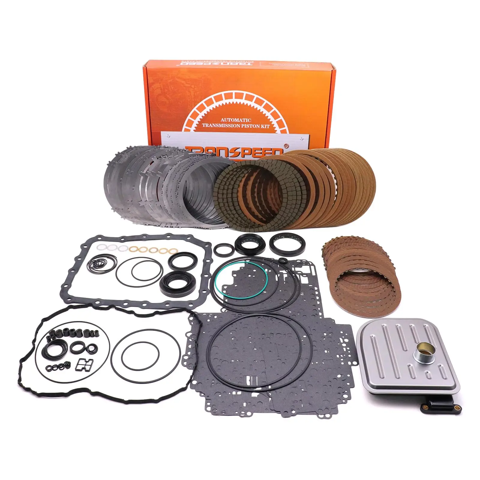 

TRANSPEED A6LF1 A6LF2 Automatic Transmission Rebuild Kit with Seals Friction Steel Plates Kit Oil Filter For HYUNDAI KIA Tucson