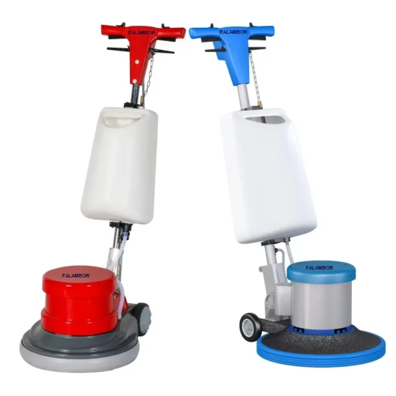 

17" T Handle Floor Buffing And Machine Grinding Machine Floor Polishing Brushes 1500W With Pad Holder Carpet Brush Hard Brushes