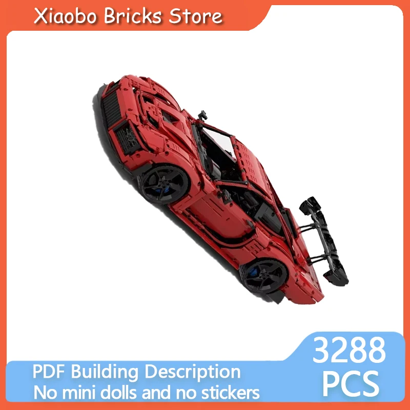 

City Car Speed Racing Model MOC Building Bricks 935 Sportscar Modular Technology Gifts Children Holiday Assemble Toys Suit