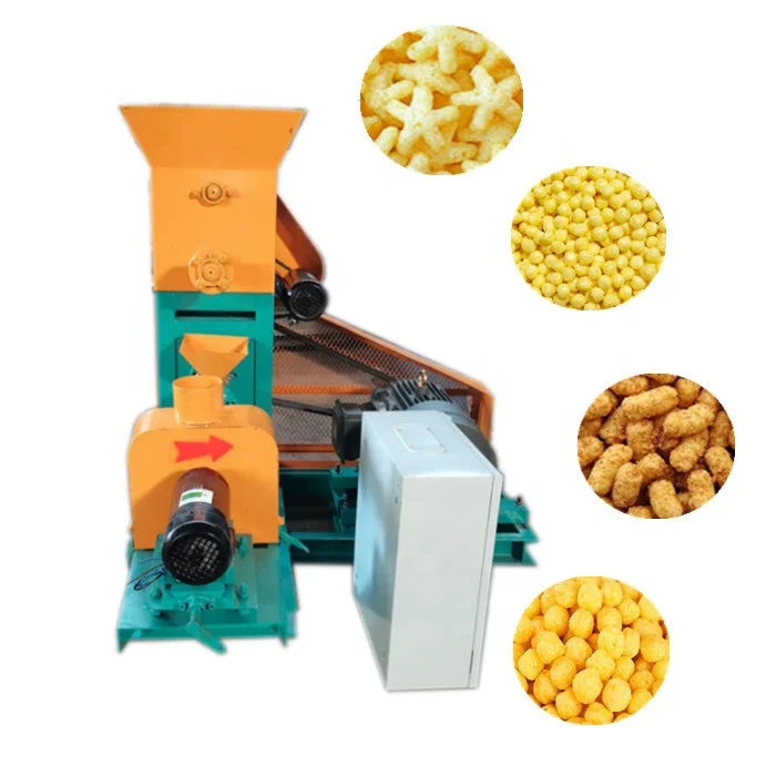 

High-performance Hollow Tube Corn Puff Snack Puff Rice Circle Laddu Make Machine Machine Puff Corn Snack Food Machinery Extruder