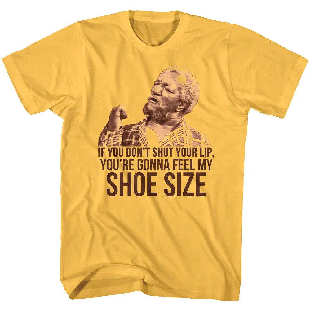 Redd Foxx You'Re Gonna Feel My Shoe Size Men'S T Shirt Sanford And Son