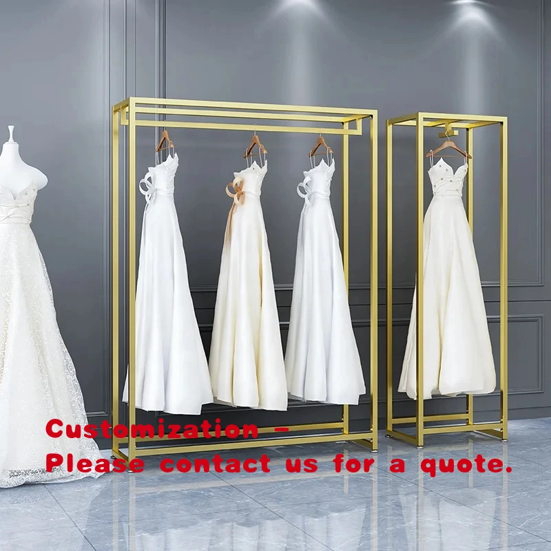 custom.Wedding Rack Studio High-end Display Rack Xiuhe Dress Dress Hanger Men's Suit Hangers Floor Type