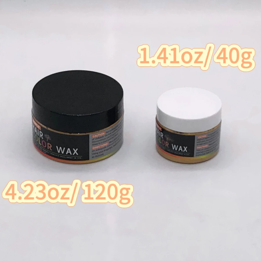 11 Colors Hair Wax Temporary for Men Dye Beard Cream One-time Molding Paste for Unisex Disposable DIY Hair Coloring Styling