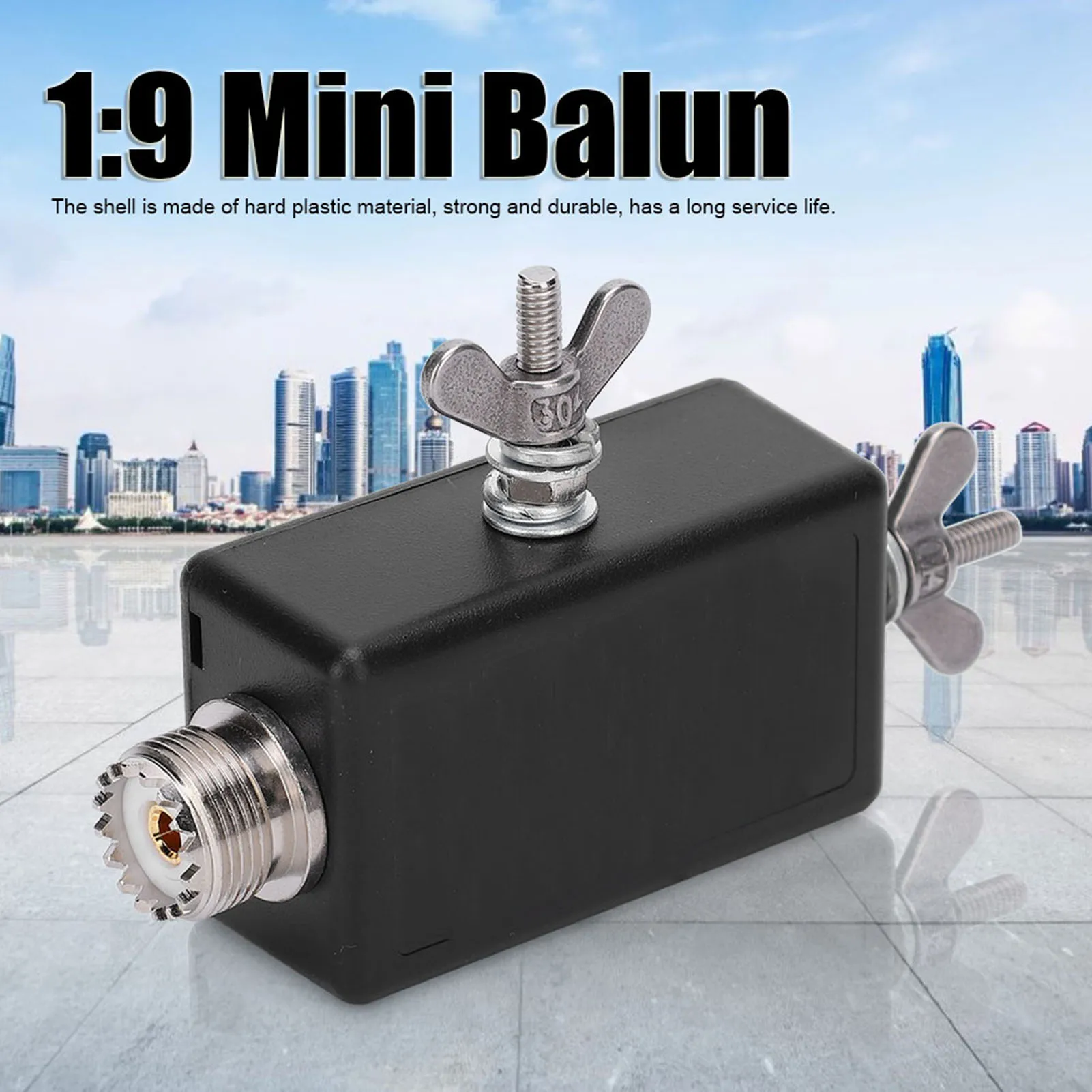 

1:9 Mini-Barron — высокочастотная коротковолновая антенна, подходящая для наружных QRP-станций и использования в помещении.