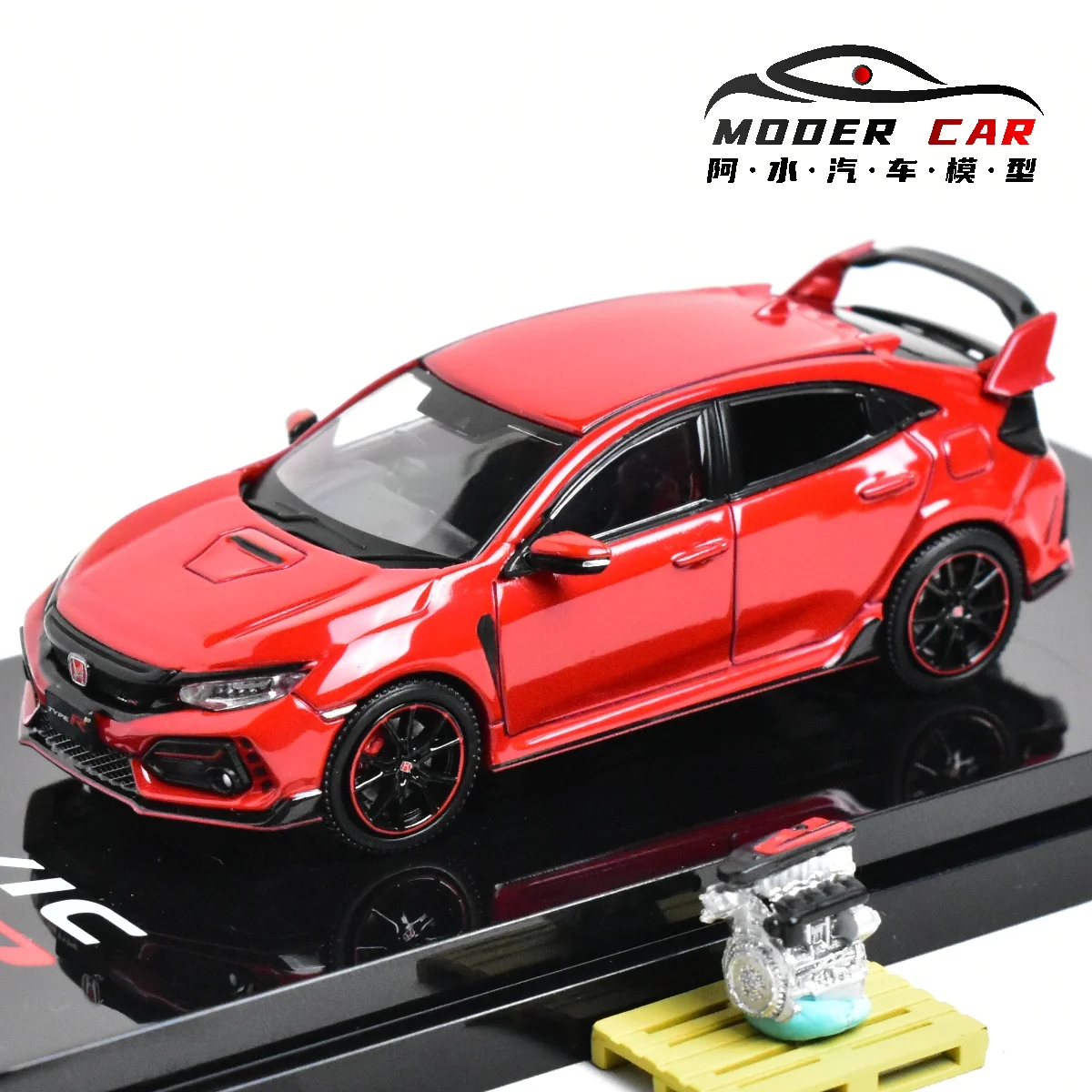 งานอดิเรกญี่ปุ่น HJ 1:64 FK8พลเมือง FK7ประเภท R รูปแบบ diecst รถ