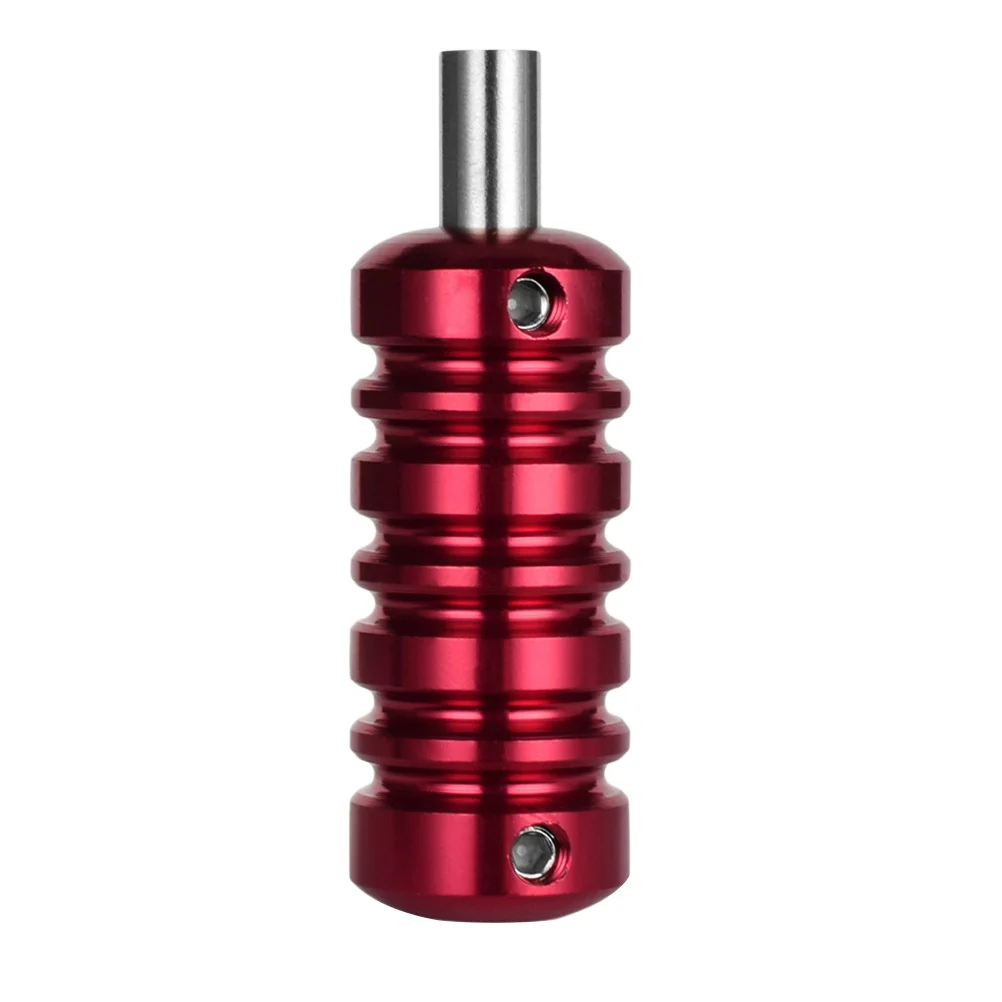 

1Pcs Tattoo Grip Aluminum Alloy Red Machine Handle Tube Durable Lightweight Anti-Slip for Shader Liner Eyebrow