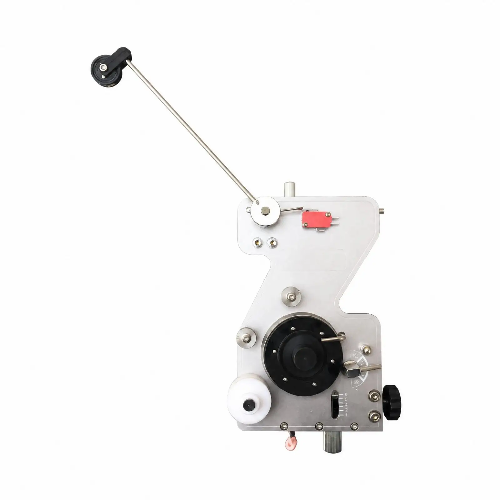 Tension Control Unit for Winding Wire Equipment with Adjustment Dial and Guide Rollers for Precision