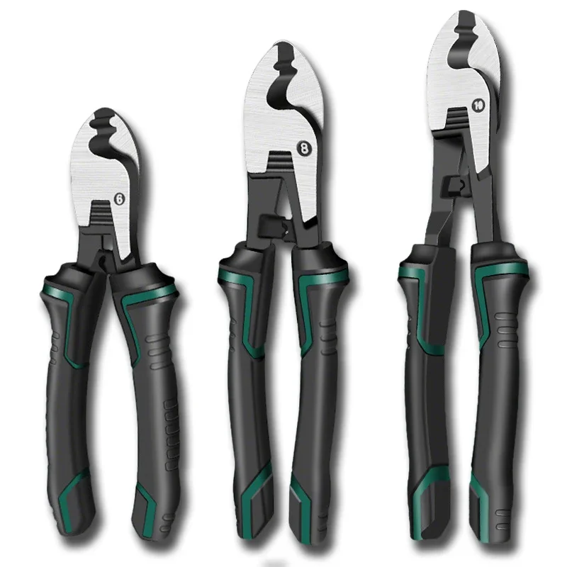 Cable cutting and stripping pliers, electrical copper tube pulling pliers, scissors for outdoor portable tools