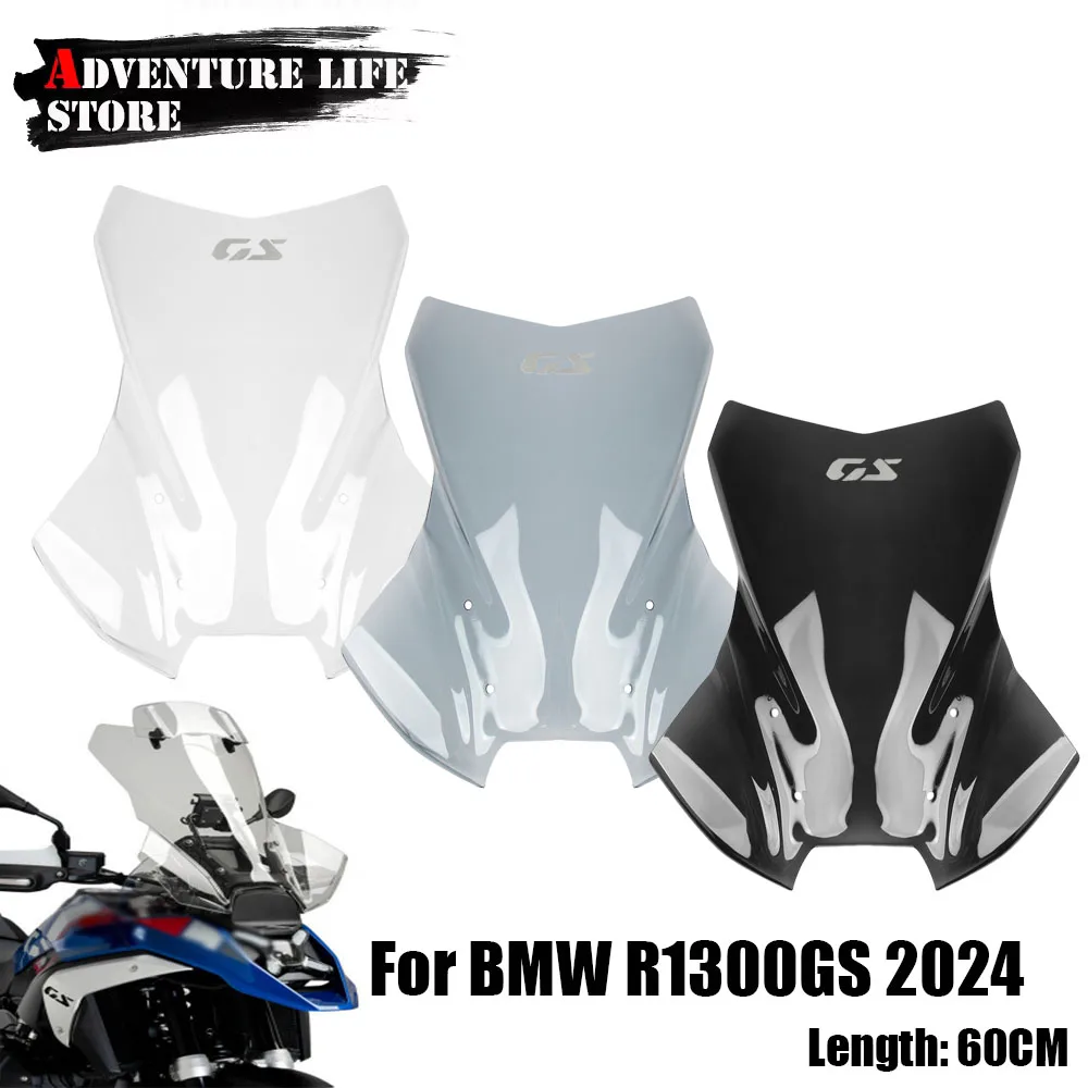 Motorcycle R1300GS Windscreen Windshield For BMW R 1300GS R 1300 GS GS1300 Increased Height 60CM Wind Shield Screen Protector