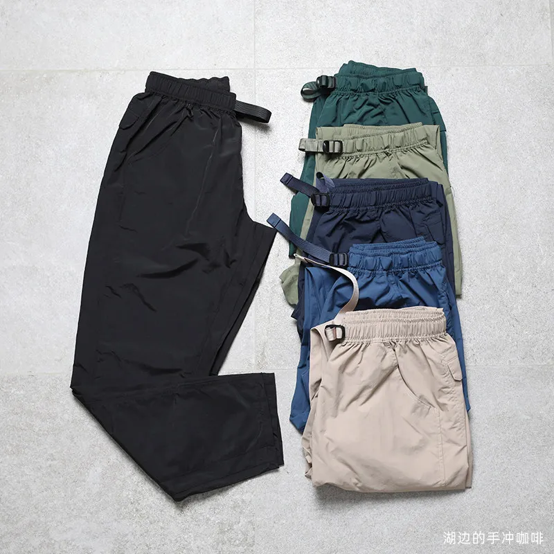 

Outdoor multi-pocket yamatomichi 5-p quick-drying slacks