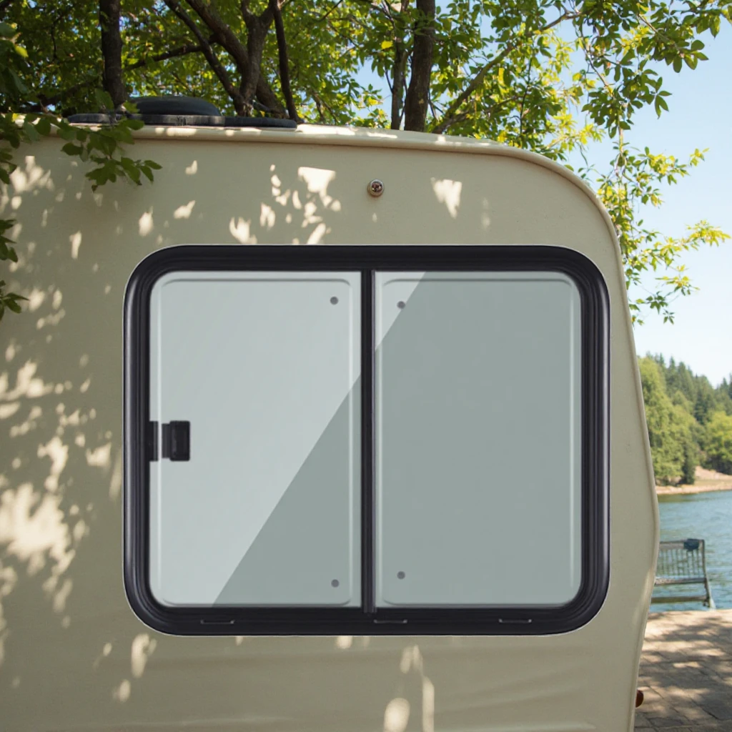 

Luxury Travel Equipments RV Accessories Sliding Motorhome Caravan Camper Windows Camping RV Window With Screen