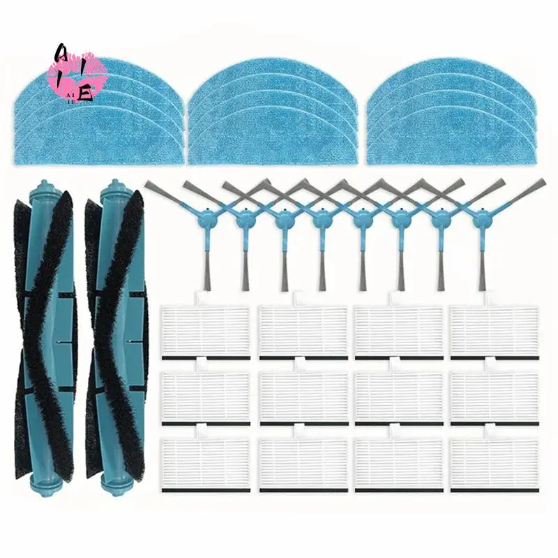 A11E-For Cecotec Conga 7490 Immortal / 8290 Immortal Ultra Power Genesis X-Treme Main Side Brush Filter Mop Dust Bags Parts