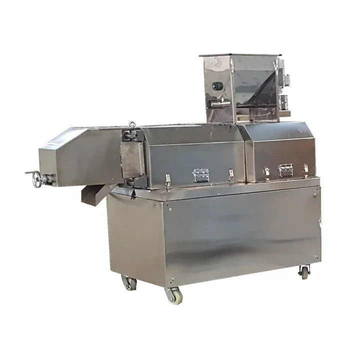 Stainless steel snack food machinery corn puff snack food extruder