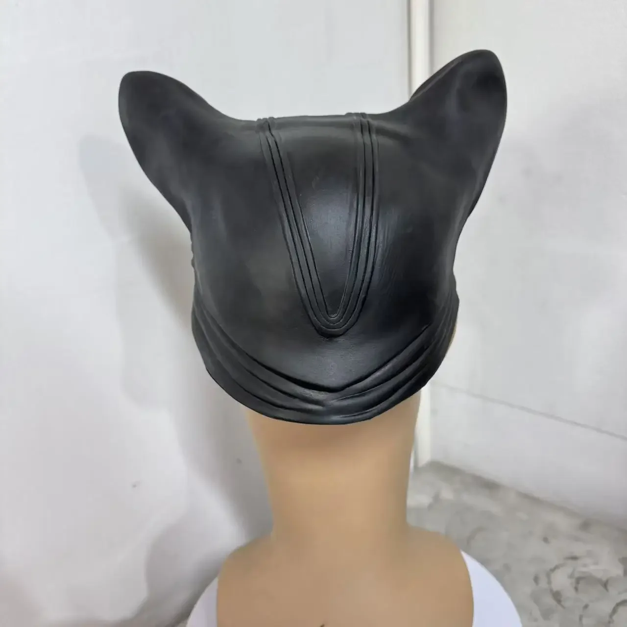 5Pc Sexy Cat Donna Maschera in lattice Selina Supereroe Costume Cosplay Film Dress up Copricapo Nero Mezza faccia Prom Halloween Party Prop