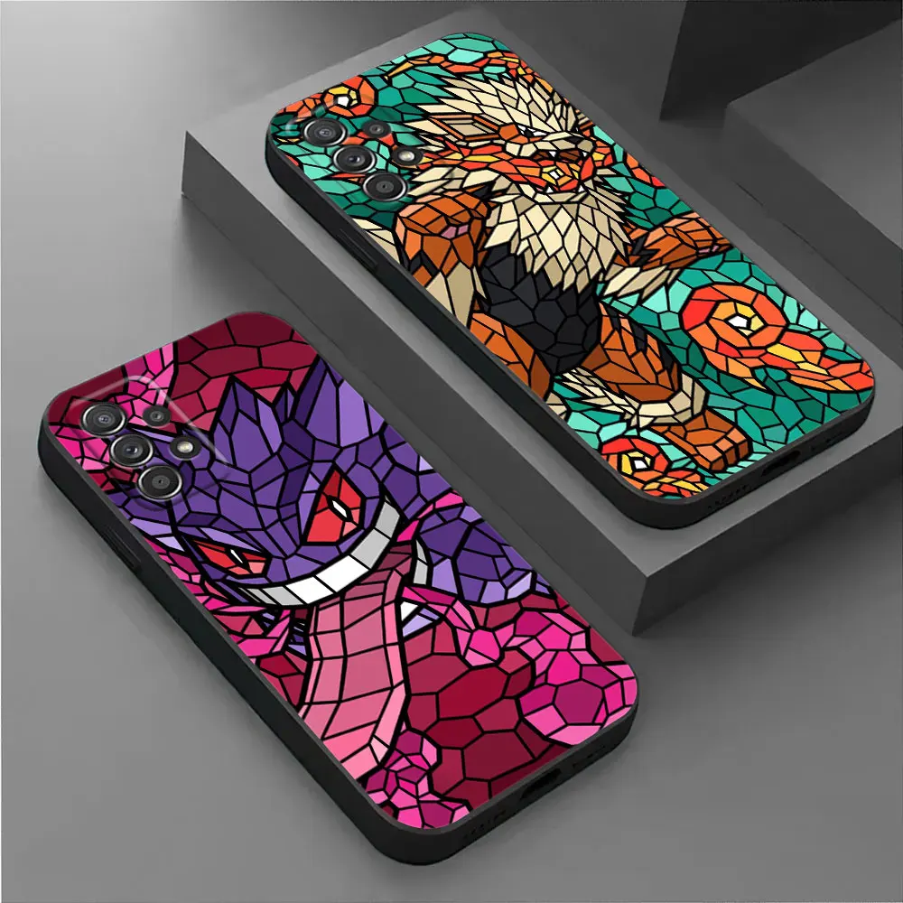 

Pokemon Fragmented Painting For Samsung Galaxy A55 Case A54 A52 A53 5G A51 A34 A35 A33 A32 A50 A72 A71 A30 A7 A9 Case Soft Cover