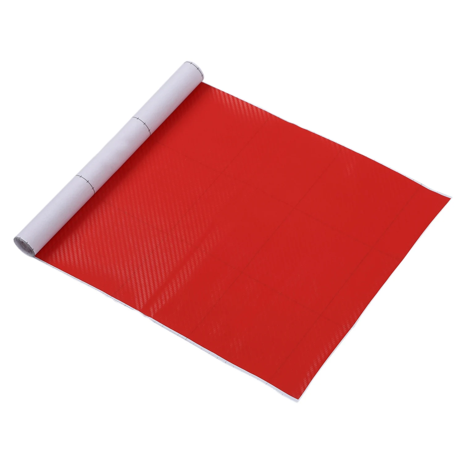 ADP-DIY 30x127 3D Koolstofvezel Decal Vinyl Film Wrap Roll Zelfklevende Auto Sticker Vel Rood