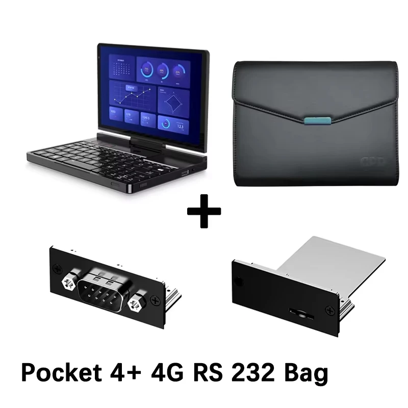 2025 Original GPD Pocket 4 8.8-inch AMD AI 9 HX 370 64GB RAM Portable Mini PC 2TB NVMe flipped 180° Laptop Computer for business