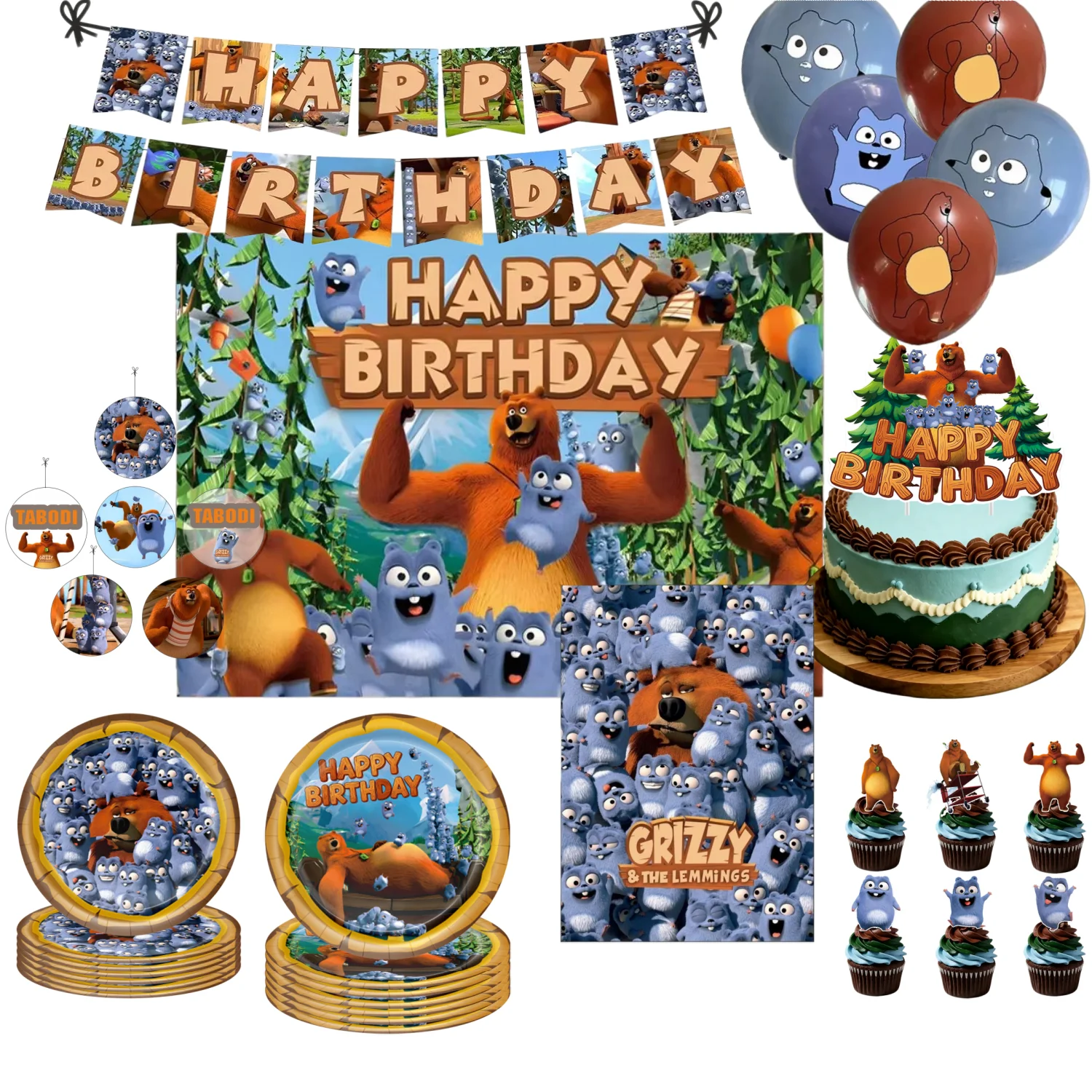 Baby Food Plan - G-Grizzly and The Lemmings Birthday Party