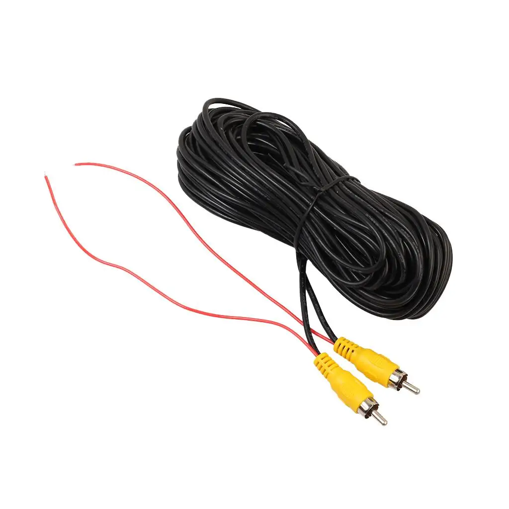 12m rca Video-Verlängerung kabel mit Decection-Kabel verbinden Auto-Monitor und Rückfahr-Rückfahr