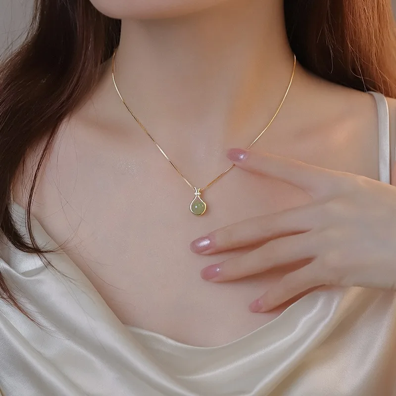 Nowość w stalowym naszyjniku ze stali nierdzewnej 316L Mint Green Purple dla kobiet w stylu vintage Girl Choker Neck Chain Biżuteria Hurtownia — zdjęcie 4