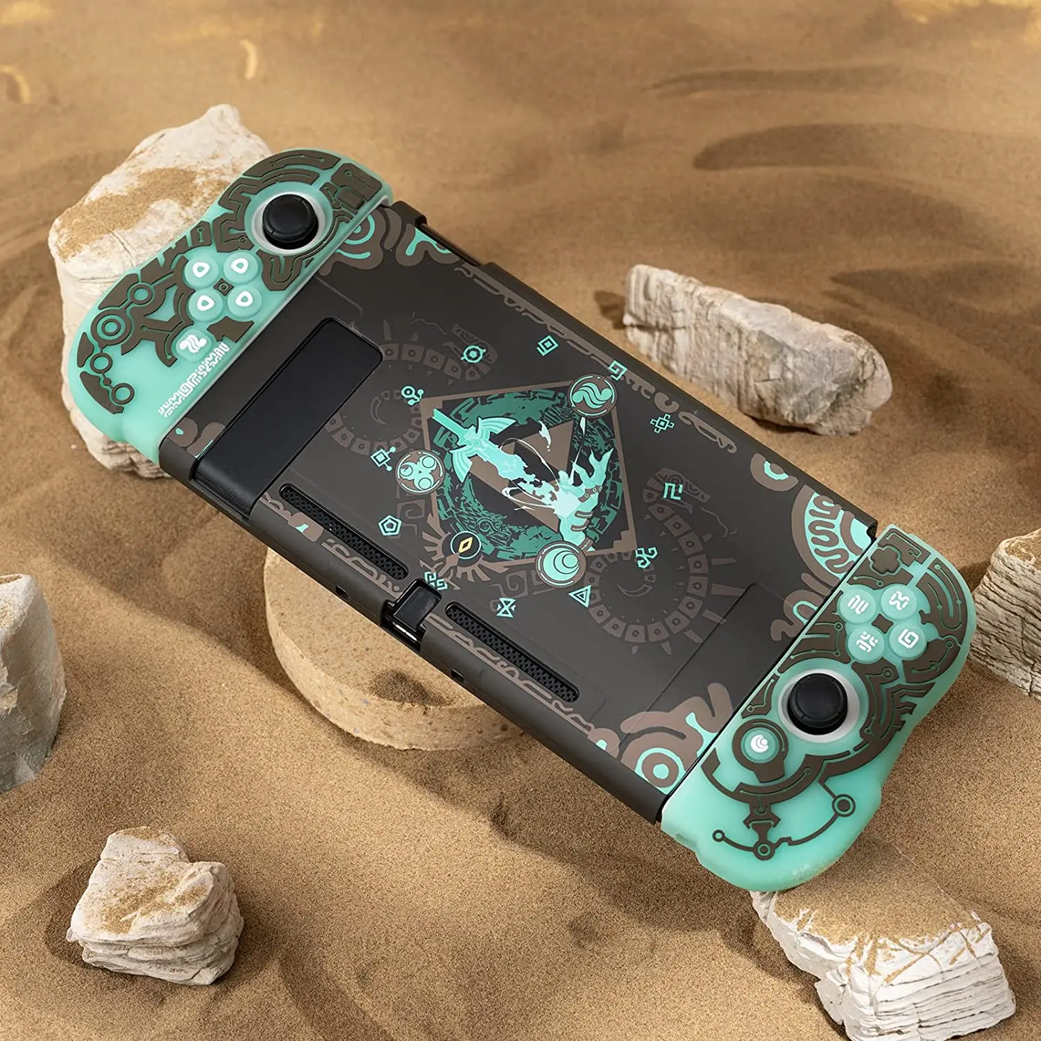 Luminous Protective Case For Nintendo Switch /Switch OLED Silicone Soft Protective Cover Console for Game Zelda Lost Ruins