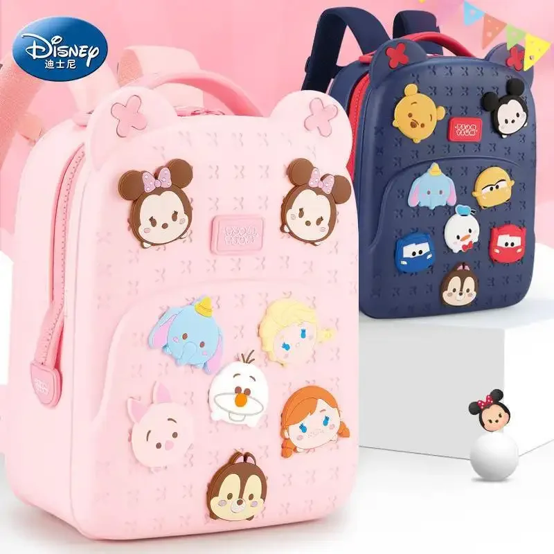 Disney-Mini mochila Kawaii de ocio para niña adolescente, de gran capacidad mochila escolar con dibujos animados, bonita