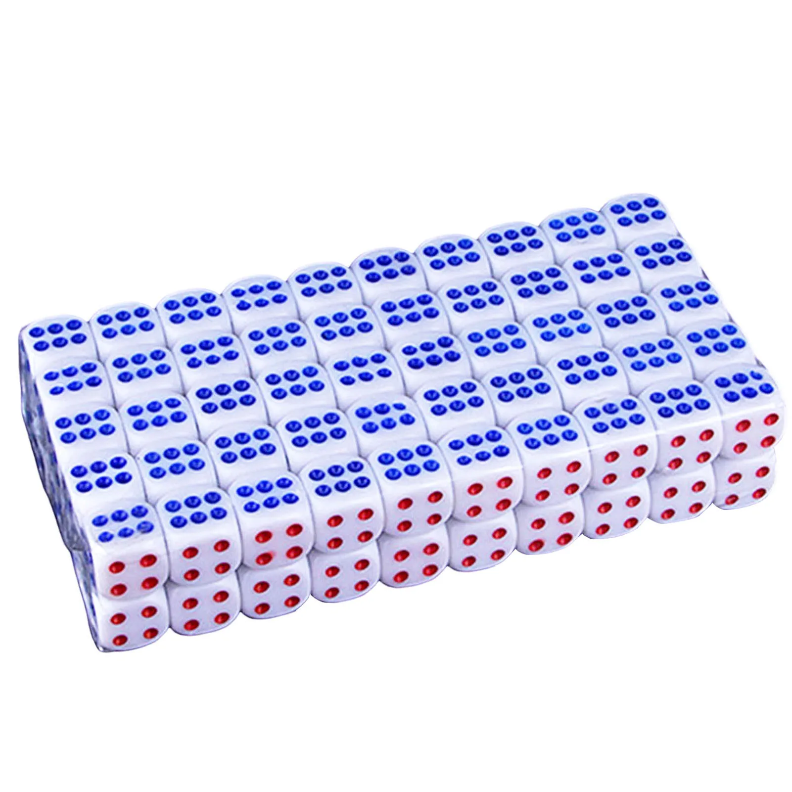 100pcs 6 Sided Dice for Board Games Die Party Club Gaming Tools Adult Party Games for Group Events Bulk Buying