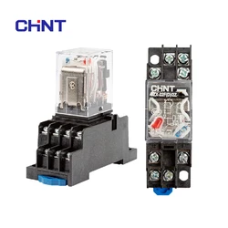 Chint chnt中間リレーJZX-22F/2z 8フィートDC 12v 24v 36v ac 110v 220v 380v