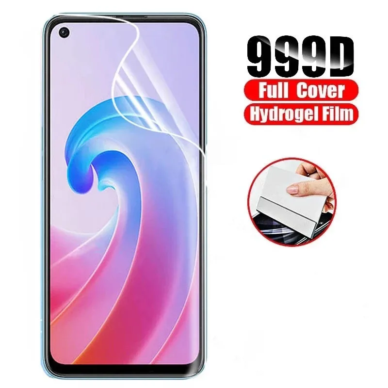 Hydrogel Film Protective For OPPO Reno7 A 4G Z Reno8 Pro Reno 8 7 5G F21 F21S K10 Pro K10x A16e A17 Screen Protector Film