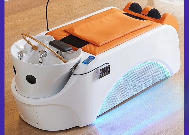 تدليك كهربائي أوتوماتيكي بالكامل، سرير شامبو موسع، صالون حلاقة خاص لصالون الشعر