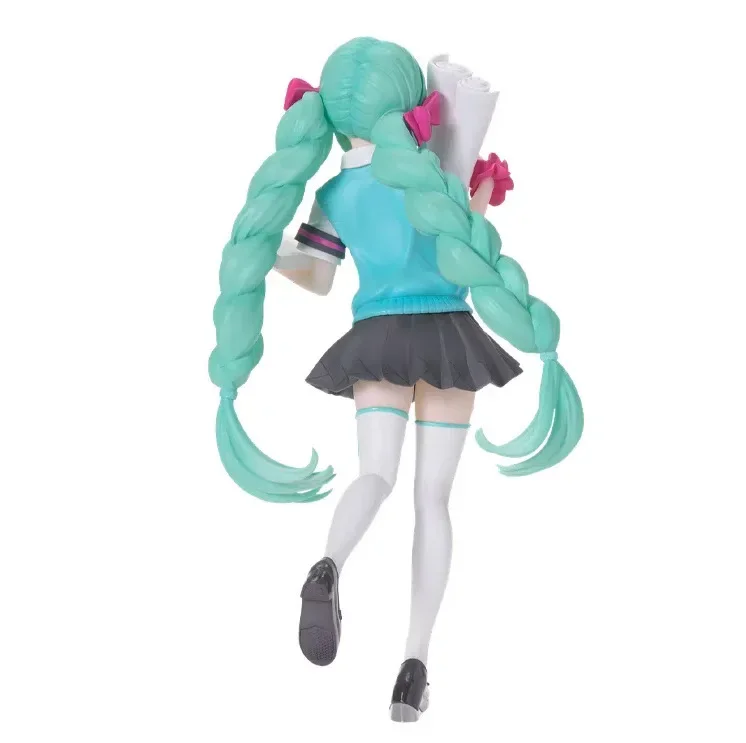 Das 16. Jahrestag Hatsune Miku Booota Studentenuniform Doppelter Pferdeschwanz umgebende Ornamente Animationsfiguren Modell Kinderspielzeug