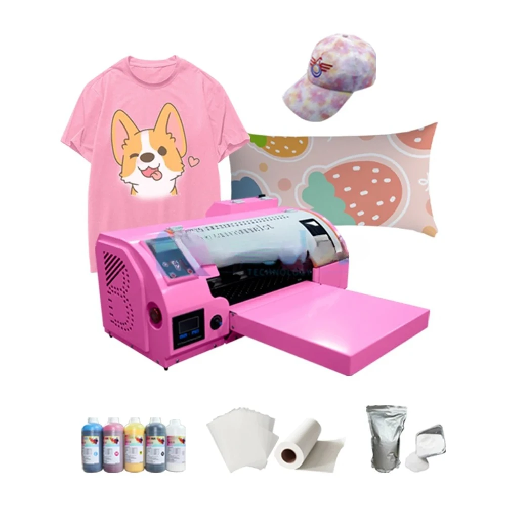 I3200 Xp600 4720 Head A2 A3 A4 30cm Dtf Printer Powder Machine