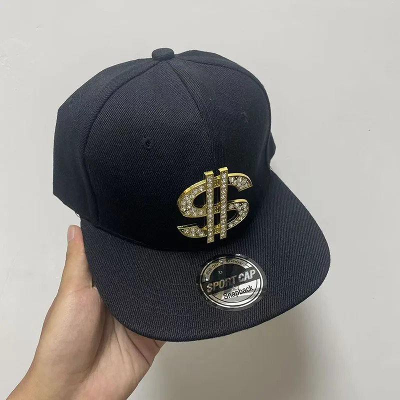 European And American Street Unisex USD Letter Label Hip-Hop Hats Fashion Outdoor Adjustable Casual Baseball Caps Sunscreen Hat