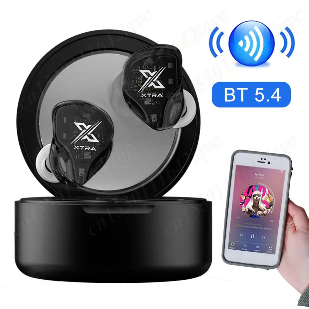 KZ Xtra Bluetooth TWS Noise Cancelling Earphones Noise Cancellation Truly Lossless HiFi Sound Earphone True Wireless In-Ear Buds