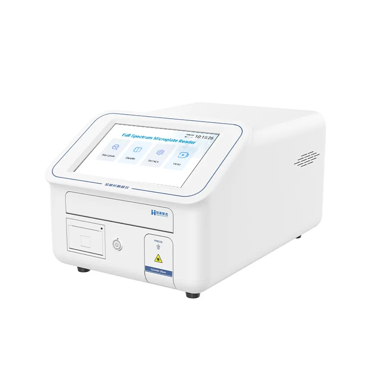Full Wavelength Microplate Reader Microplate Spectrophotometer Light Absorption and Turbidity Testing Equipment