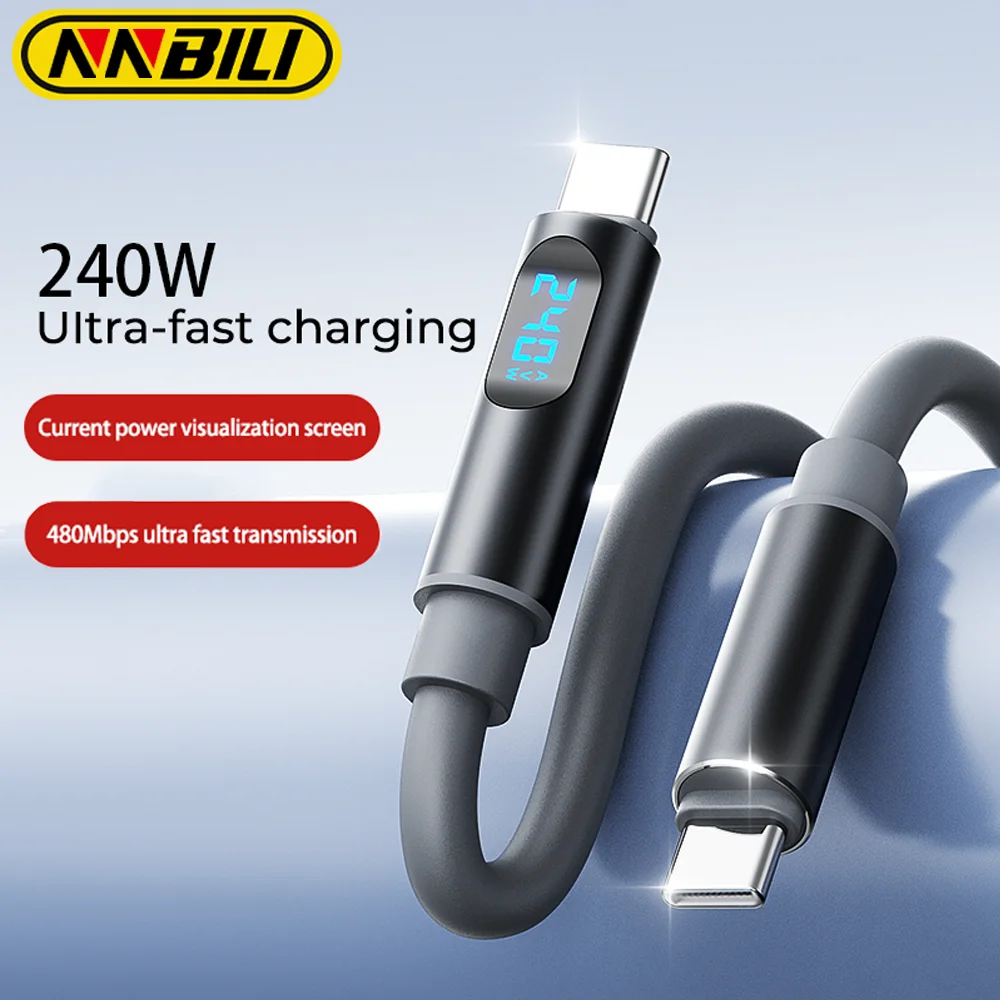 nnbili-usb-c-para-c-display-led-240w-6a-cabo-de-carregamento-rapido-transferencia-de-dados-de-alta-velocidade-cabos-duplos-tipo-c-para-huawei-xiaomi-iphone