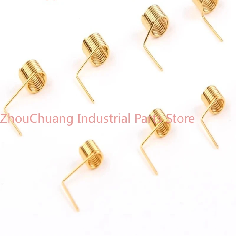 10PCS  5906 Oscilloscope Probe Ripple Measuring Grounding Spring Gold Plated Oscilloscope Probe Rod /Pin Measuring Ring