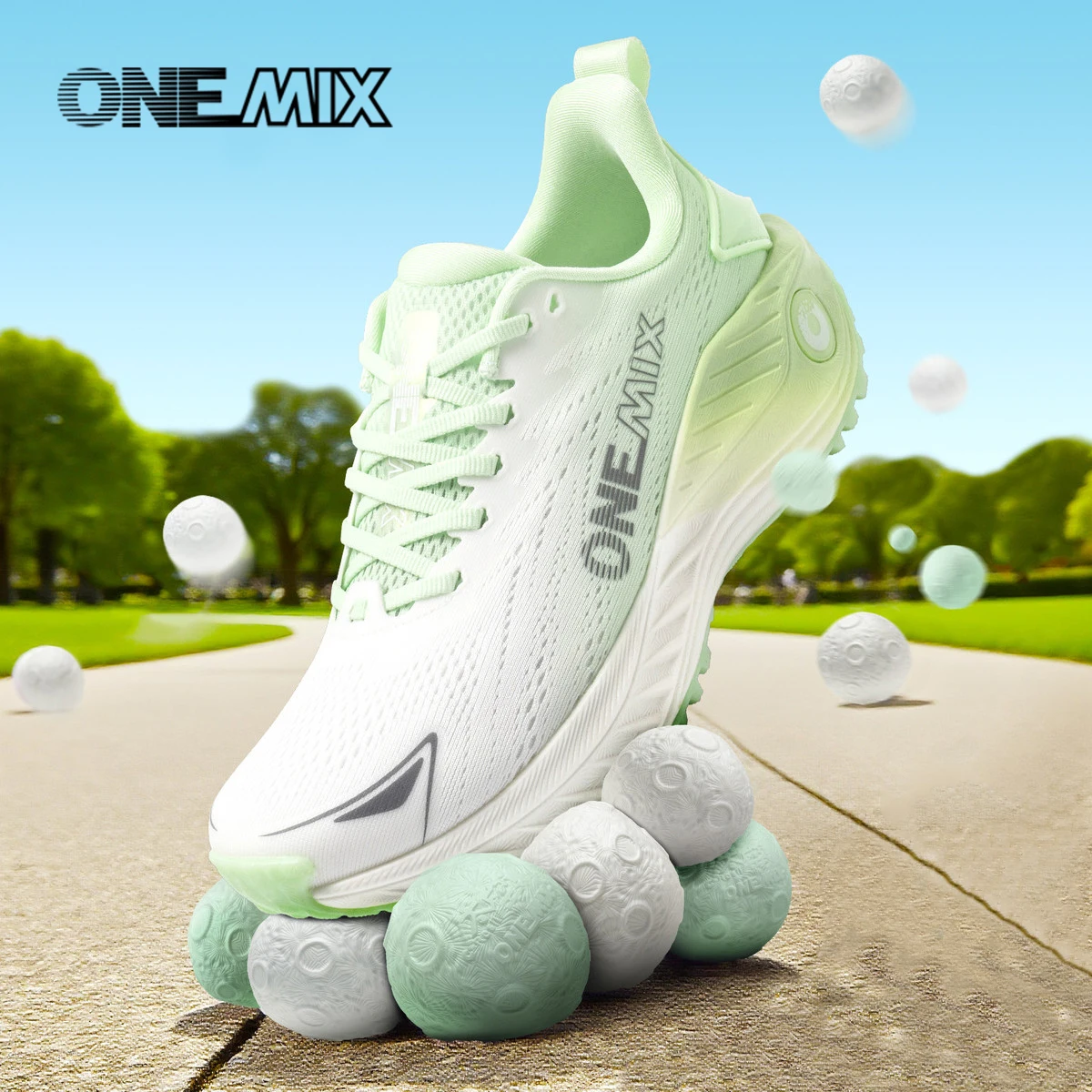 ONEMIX 가을 운동화 통기성 조깅 신발 남성 경량 여성 스포츠 운동화 남성 체육관 신발 야외 남성 스포츠 신발