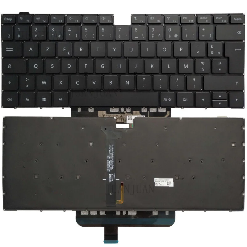 

A+ For Huawei MateBook D 14 NbB-WAH9P WAQ9L WAE9P Nbl-WAQ9R French keyboard Backlit