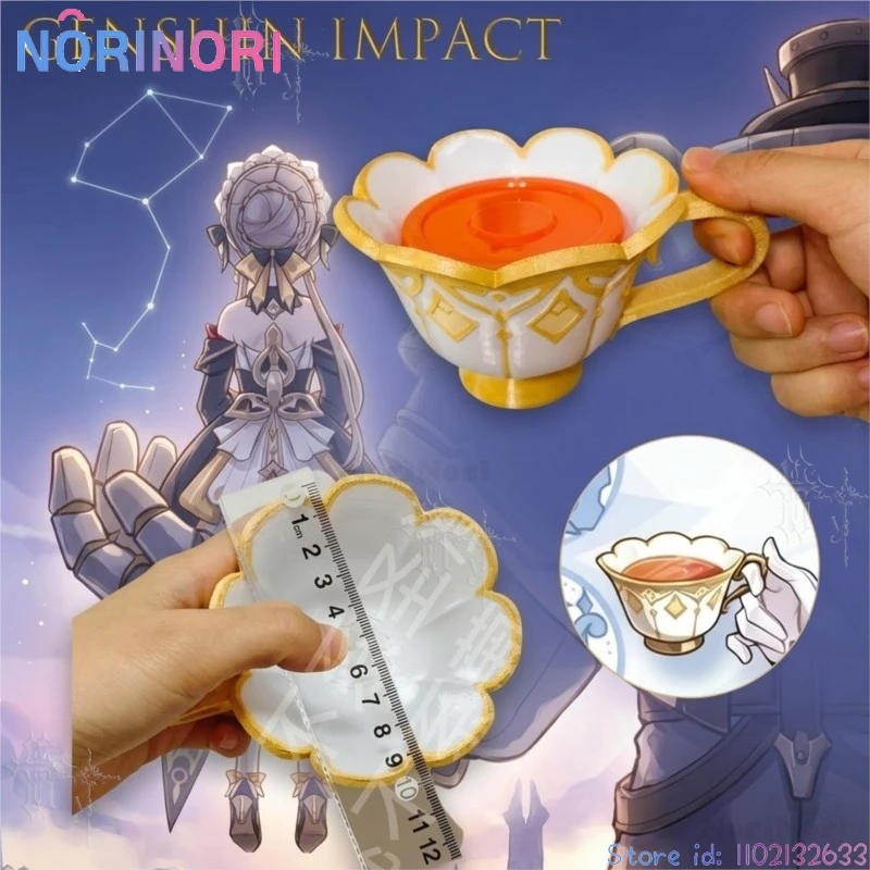 

Genshin Impact Sandrone 3D Printed Coffee Mug Anime Character Drinkware Prop Cosplay Item Neuvillette Coffee Cup Anime kawaii