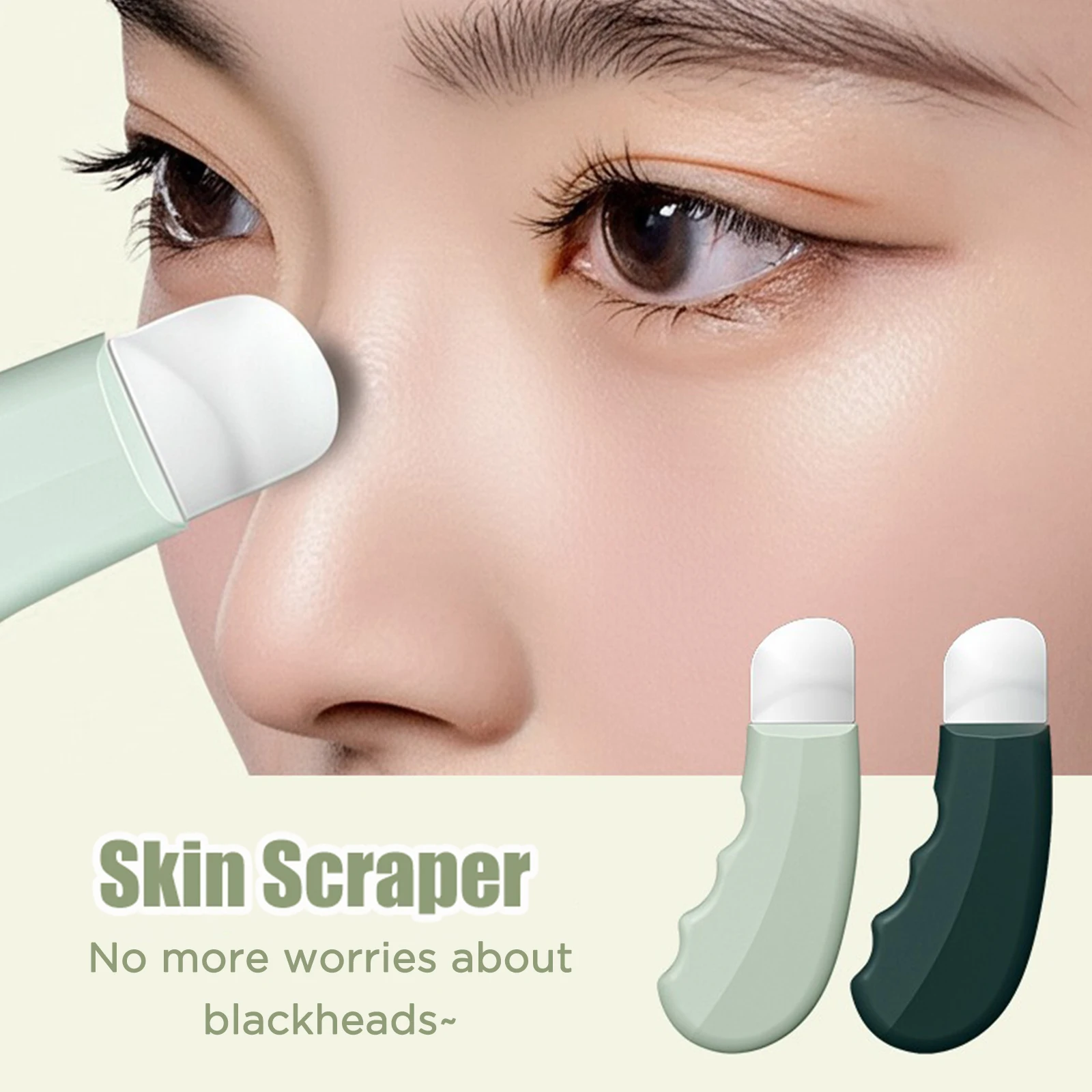 Ferramenta de beleza para limpeza de nariz, todos os tipos de pele, cuidados pessoais, área do nariz, remoção de cravo facial, limpeza profunda do nariz, remoção de cuidados com a pele