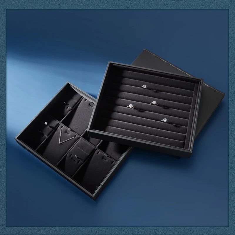 New jewelry storage box, a display prop for necklaces, rings, earrings, bracelets and jewelry, a display tray for accessories