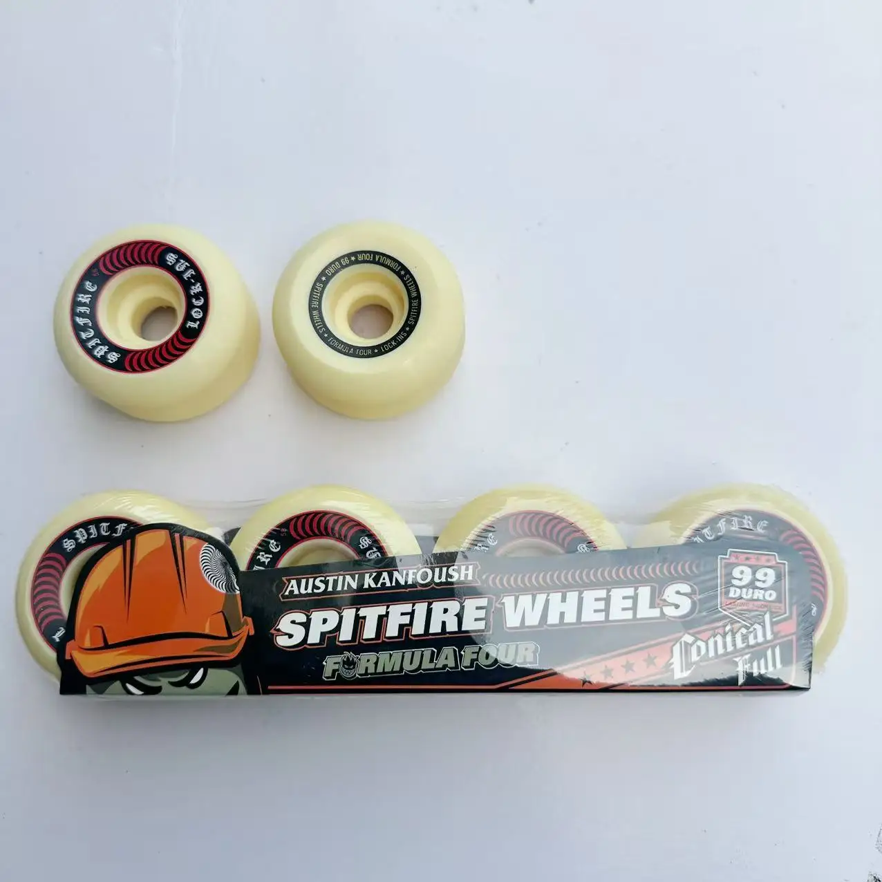 Ruedas de Skateboard Originales 52 53 54 56 58mm 101D 99D Disponibles SPITFIRE Ruedas de Skate de Buena Calidad Herramienta para Patinar