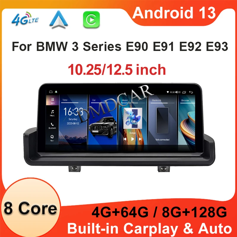 

Android13 MTK7862 12.5" 10.25" 128G Carplay For BMW 3 Series E90 E91 E92 E93 Multimedia Player GPS Navigation Blue-tooth