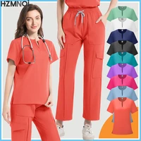 Accesorios de enfermera para mujer, uniforme médico Unisex, ajustado, cómodo, clínico, uniforme de trabajo para sala de operaciones, traje para correr